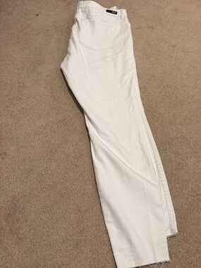 Kut from the Kloth White Straight-Leg Jeans